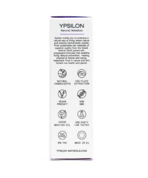YPSILON 40% (4000mg) “SUPER STRONG” Έλαιο Κάνναβης CBD με Μαστιχέλαιο Χίου – 10ml - Image 3